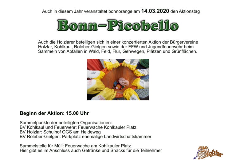 abgesagt – Holzlar-Picobello