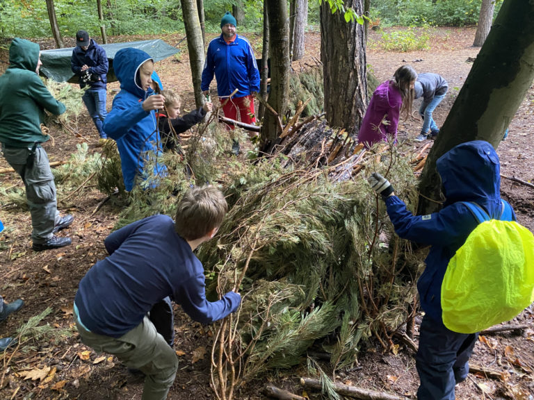 Impressionen vom Bushcraft-Event für Kinder