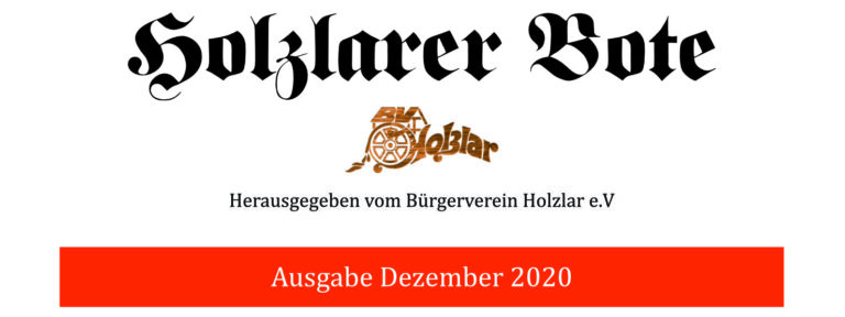 Neue Ausgabe des  Holzlarer Boten erschienen