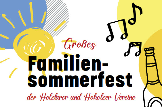 Familiensommerfest der Holzlarer und Hoholzer Vereine