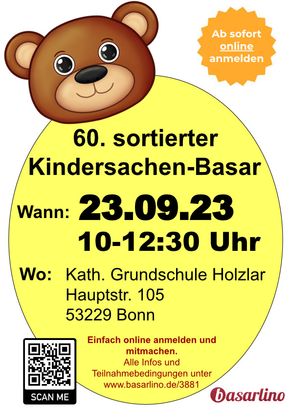 60. Kindersachen-Basar