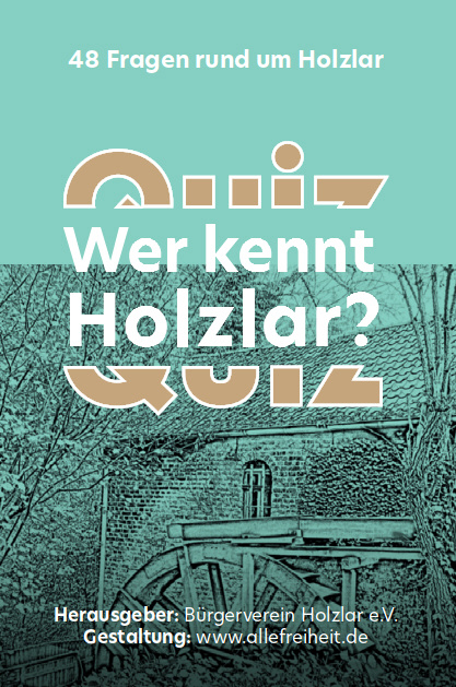 Der BV Holzlar hat ein „Holzlar-Quiz“ aufgelegt