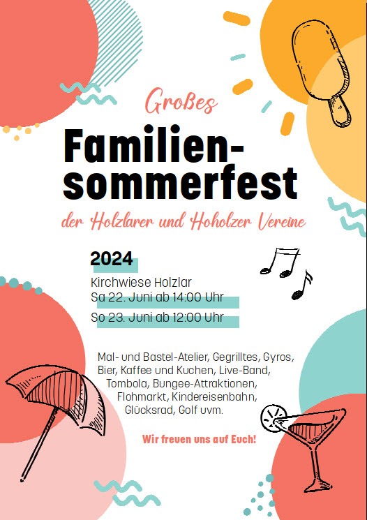 Sommerfest der Holzlarer und Hoholzer Vereine